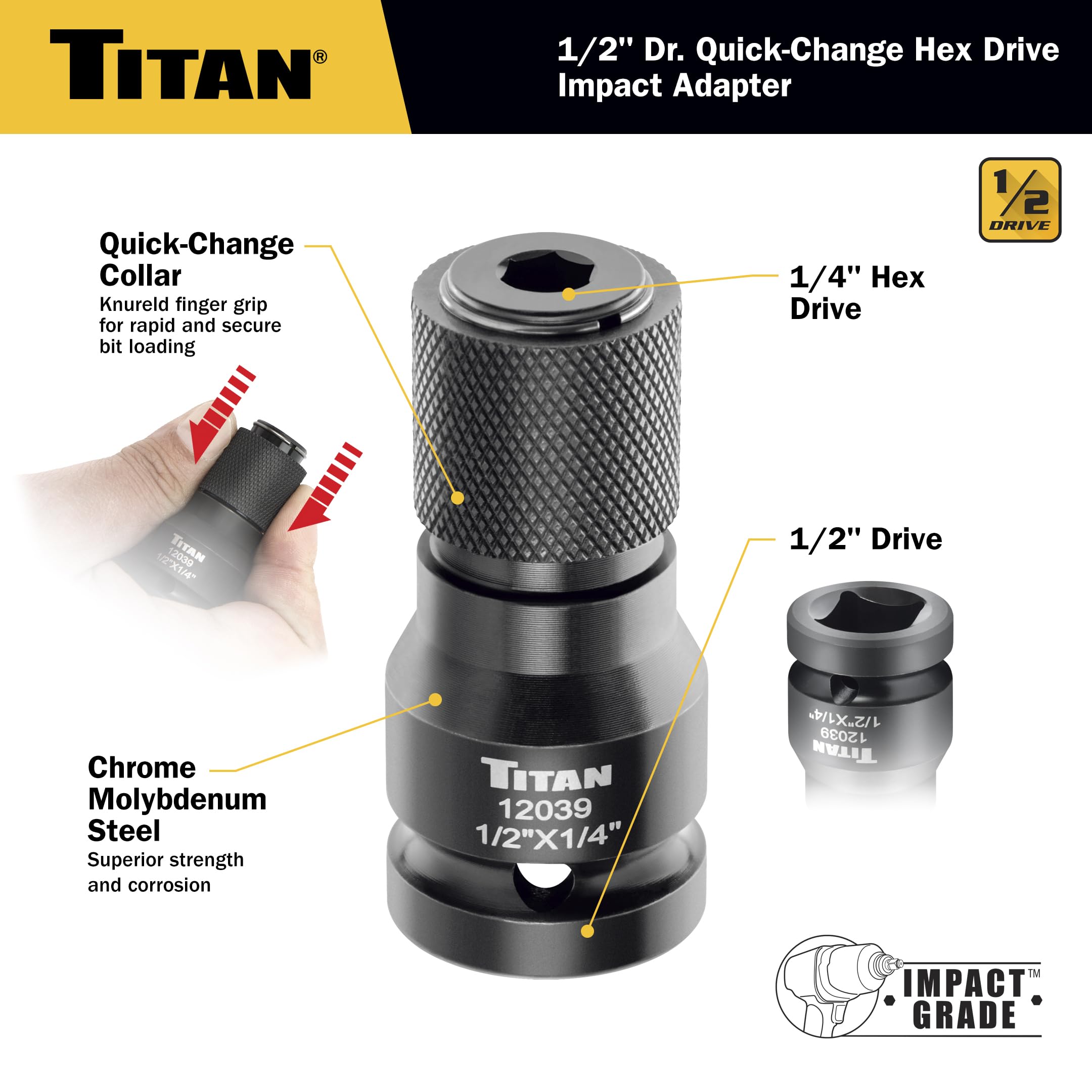 ブライアンページ Amazon.com: Titan 12039 1/2